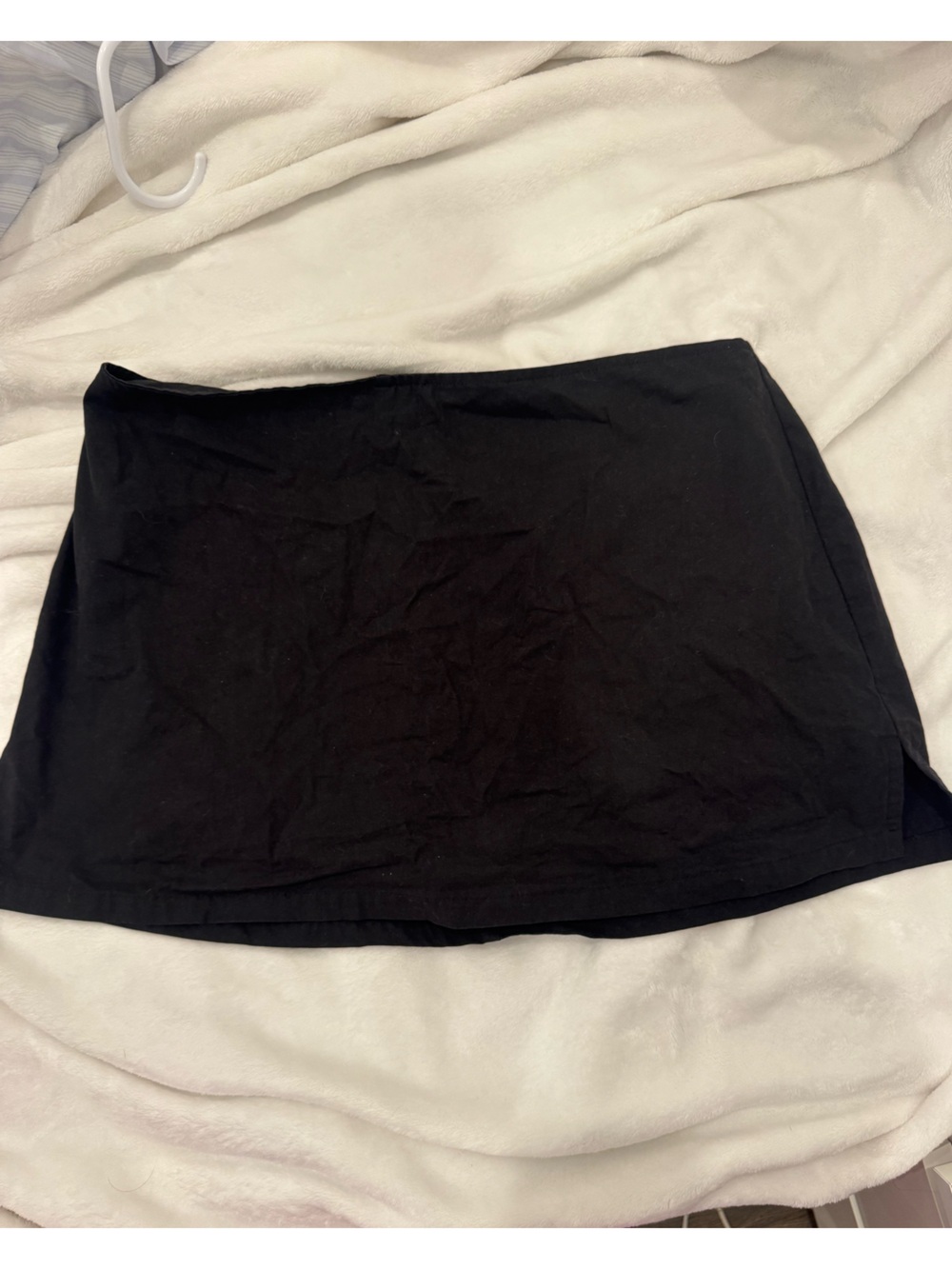 Princess Polly Black linen Mini Skirt